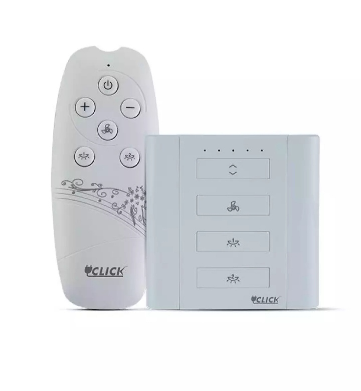 Click Remote Control Switch 2 Lights 1 Fan With Speed Regulation. 