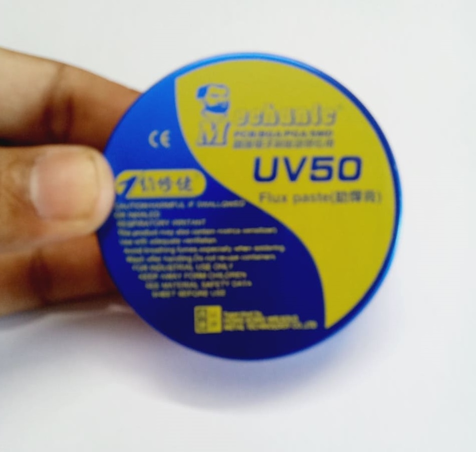 MCN UV50 Halogen Free No Clean Solder Paste Flux Soldering Tin IC Parts Soldering Iron Welding Fluxes For PCB BGA PGA SMD Electric Soldering Iron Cream Fluxes. 
