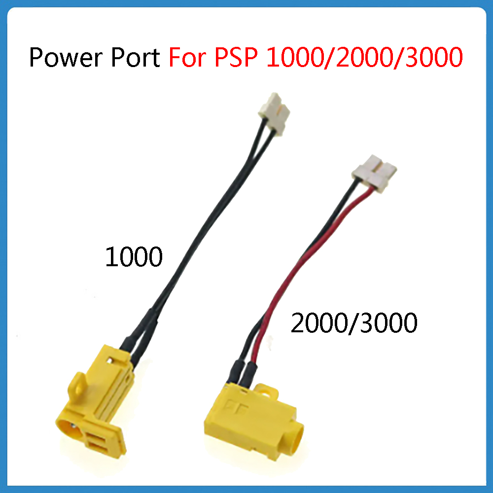 Power Port For PSP 1000 2000 3000 Power Charger Port Outlet Charge Jack Connector DC Female Socket Jack Console Replacement Part