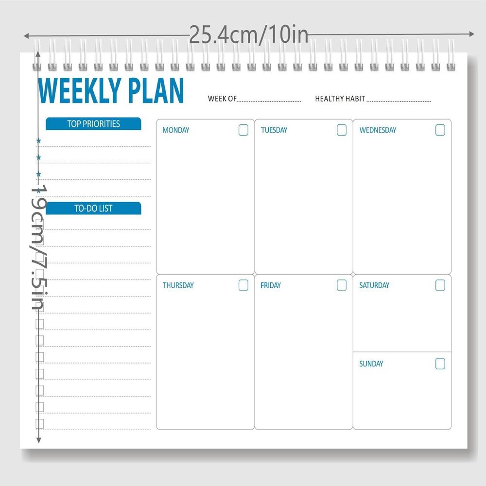 To Do List Notebook Notepad for Work with 52 Sheets, Daily Planner for Goals Planning and Task Management, Productivity Checklist for Anyone Who Wants To Stay Organized-Nature. 