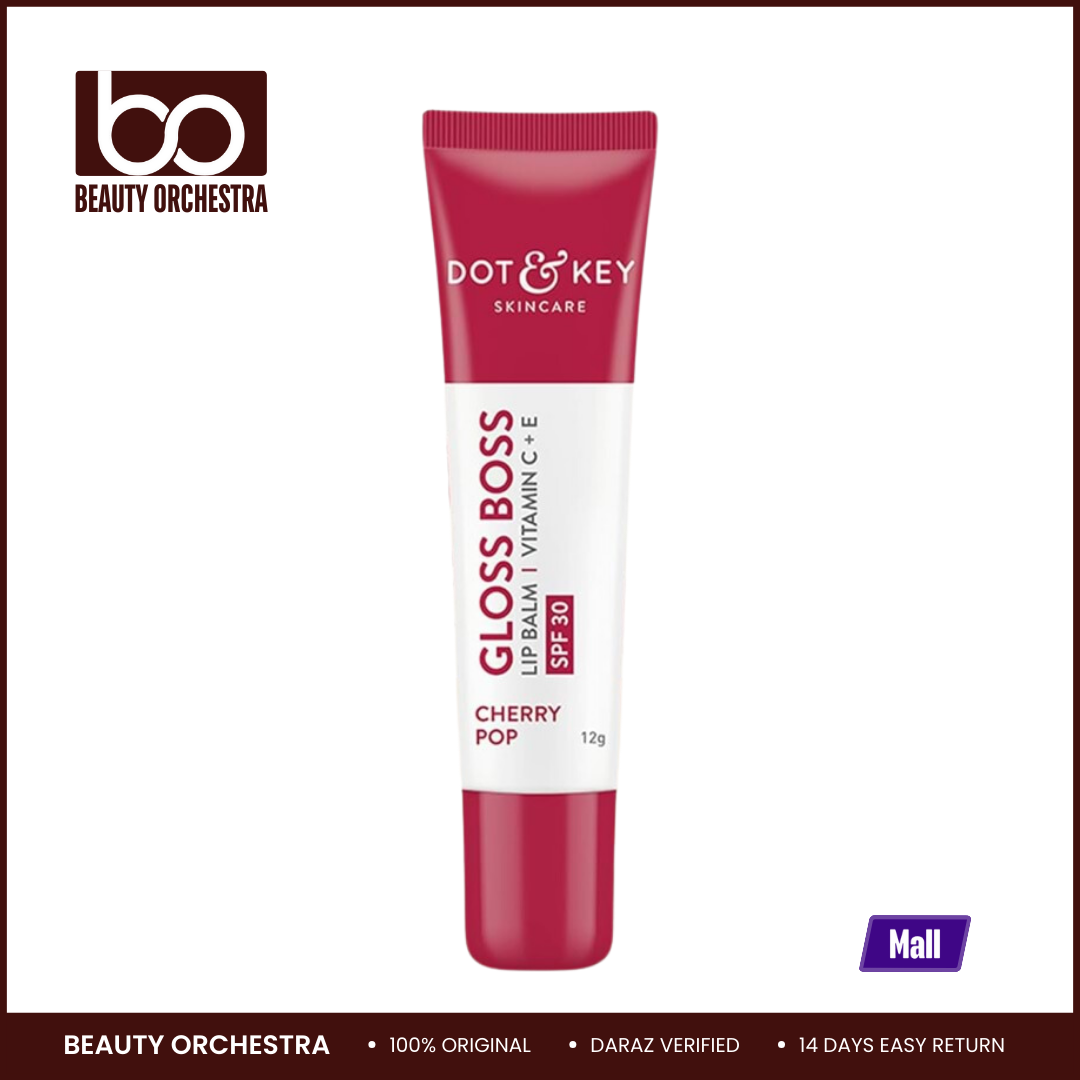 Dot & Key Gloss Boss Lip Balm Vitamin C + E (Cherry Pop) – 12g