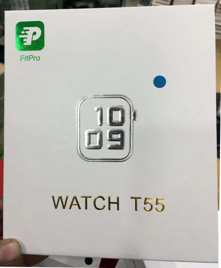 T55 Smart Watch 44MM Heart Rate Blood Pressure Fitness Wristband Waterproof. 