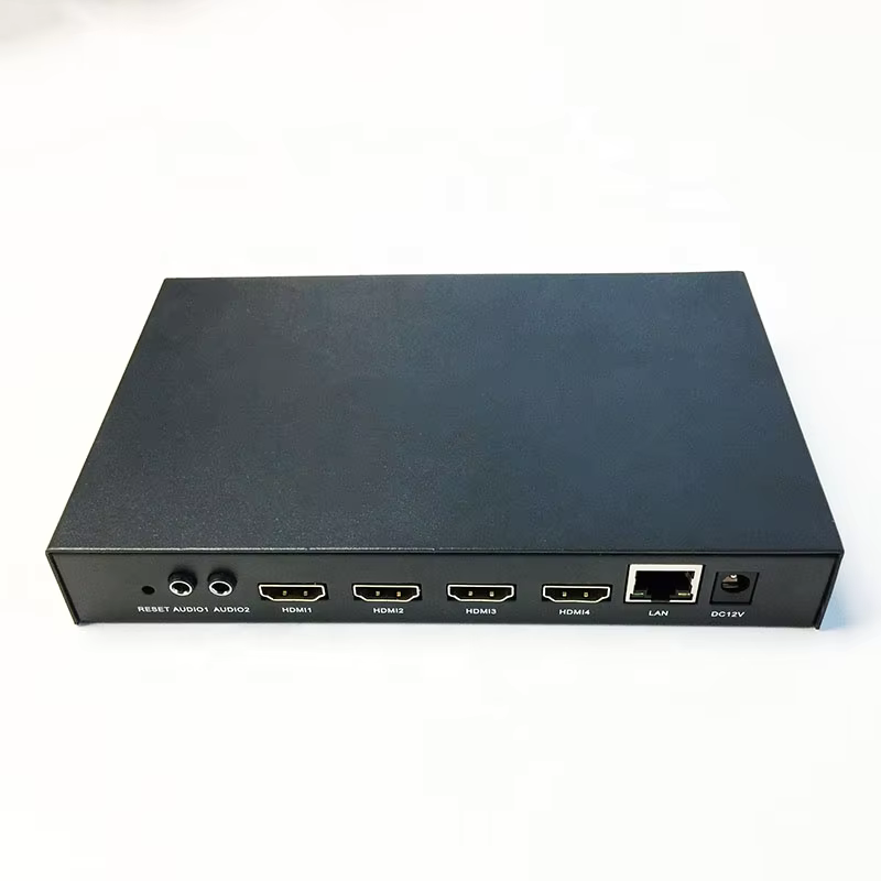 4 Channel HDMI IPTV Facebook Youtube Live Streaming H.264 Video HD  Encoder. 
