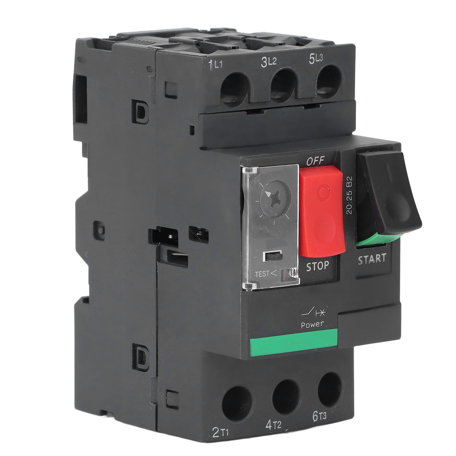 Motor Circuit Breaker, AC690V 2.5-4A Motor Protector Switch Button Control for Electrical Application. 