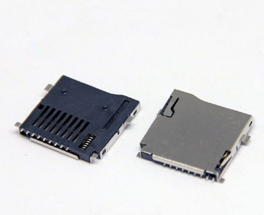 10X TransFlash TF Micro SD Card Self-eject Socket Plug Taotai