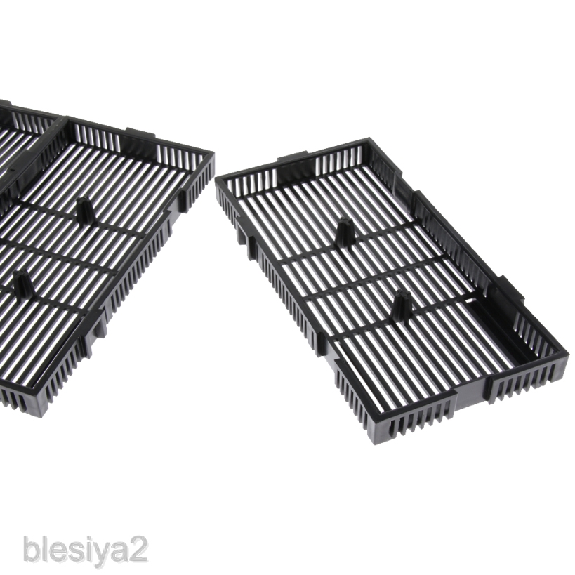 10 Pcs Under Gravel Filter Undergravel Filteration for Fish Tank. 