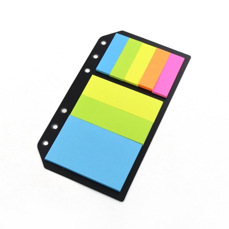 Sticky Notes Memo Pad Diary Stationary With 6 Rings. 