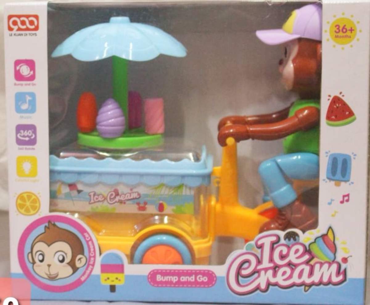 Ice Cream Van Toy/ Ice Cream Monkey Van-802. 