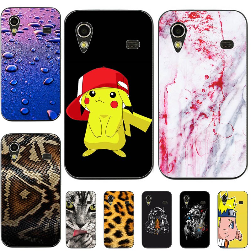 Silicone Cover For Samsung Galaxy Ace S5830i GT S5830 GT-S5830 ultrathini Case Soft TPU Protective Phone Back Case Cartoon Bumper Shell. 