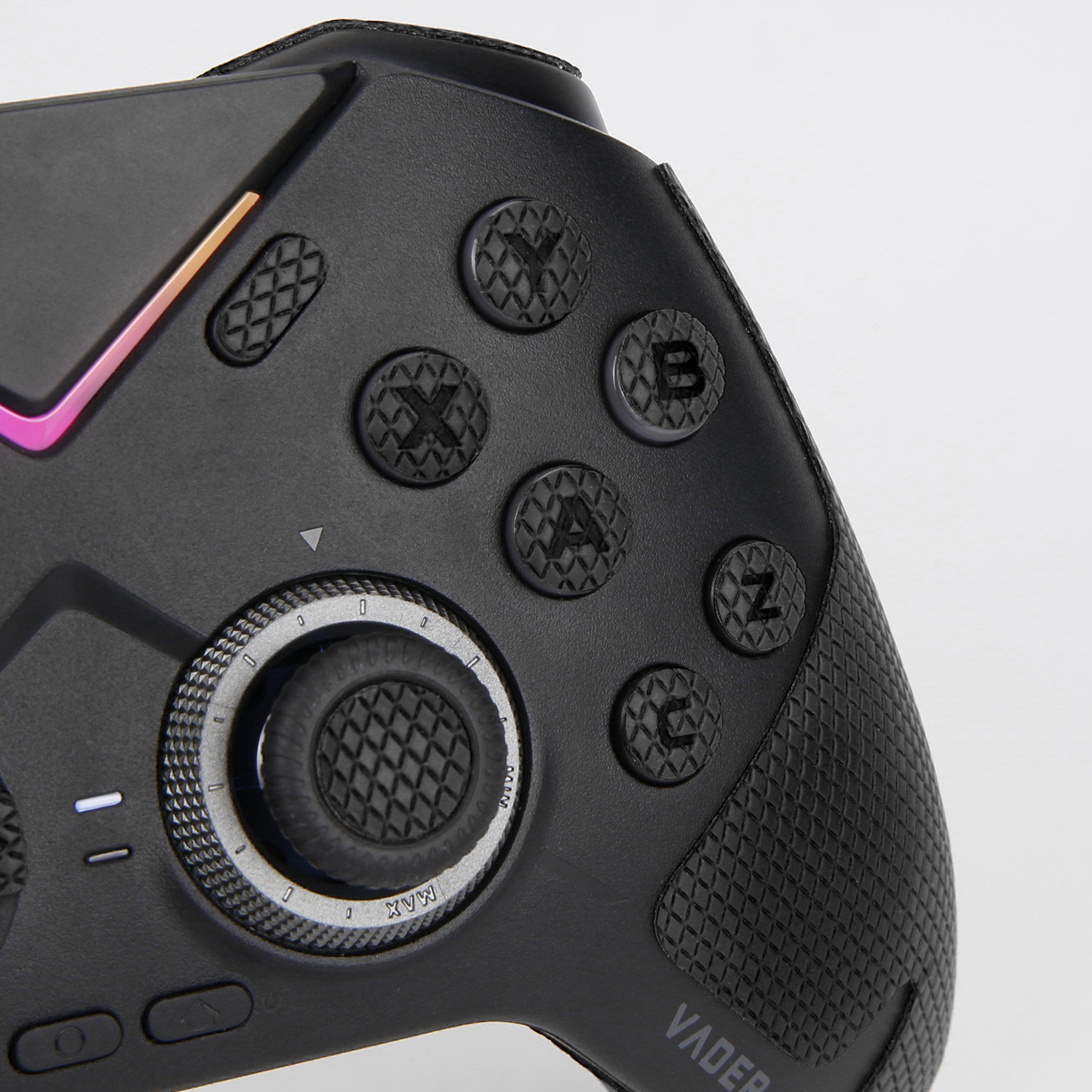 Black TALONGAMES Controller Grip Tape Classic Version Compatible With Flydigi Vader 3 / 4 Pro Wireless Handle,Buttons Non-slip. 