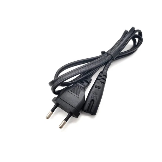 2 Meter 220V AC Electric Wire Extension Cable 2Pin Power Cord. 