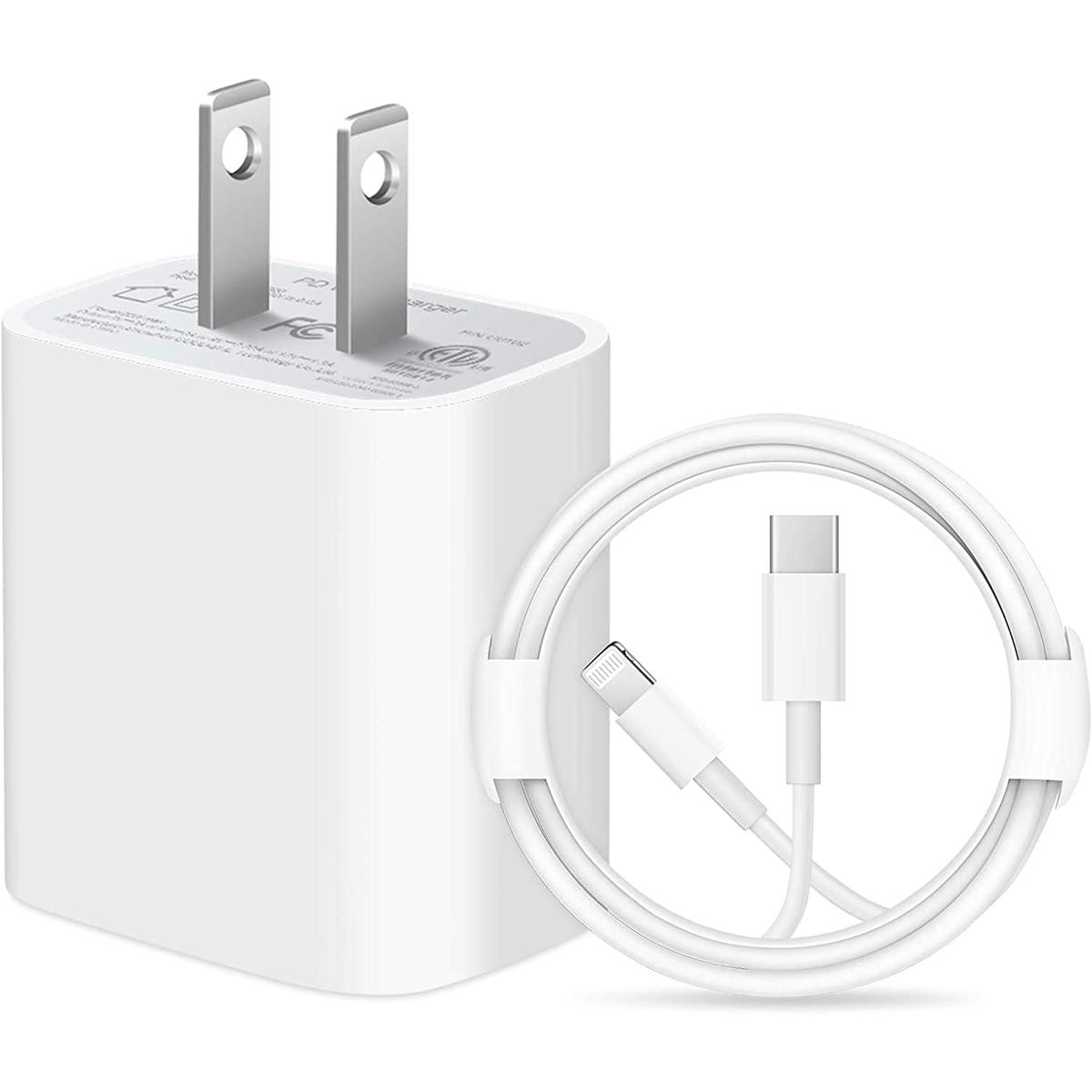 Iphne 13 Pro 13 Pro Max 12 Pro Max Aple 20W Usb-C Power Adapter Charger 1M Type-C Charging Cable