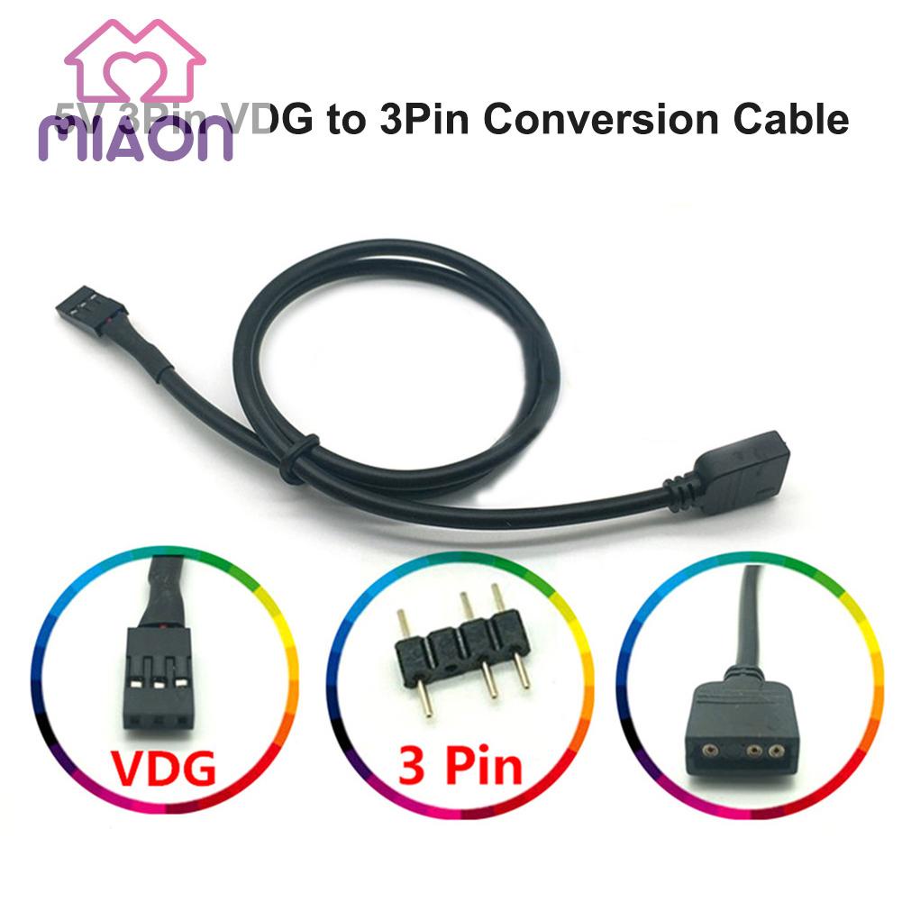 Motherboard SYNC Header Adapter Cable RGB 5V VDG to 3 Pin Conversion Line. 