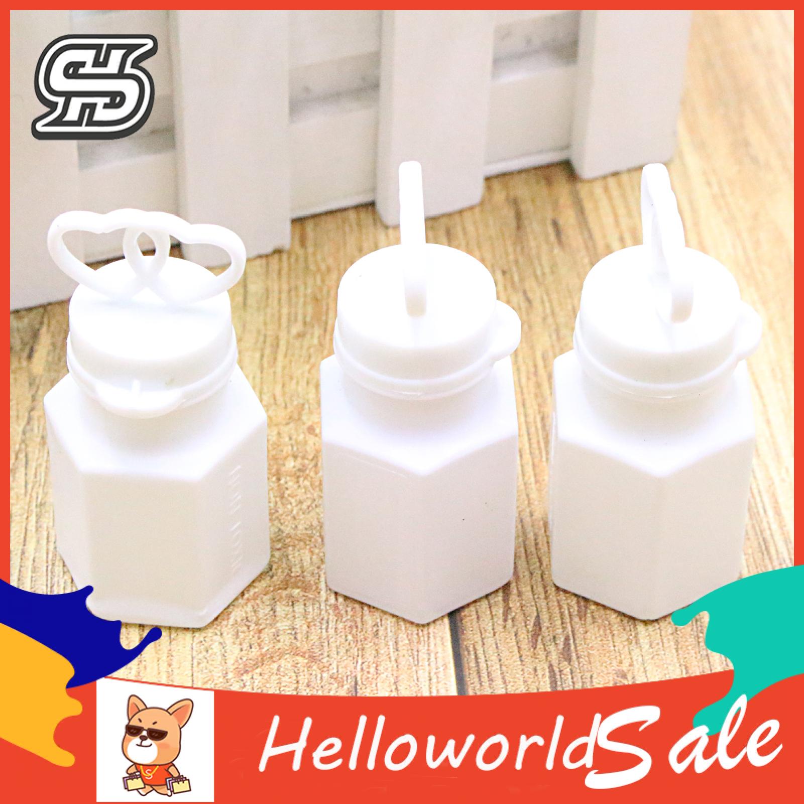 HelloWorld Bubble Maker Bottle Multipurpose DIY Empty Wedding Bubble Bottles Mini Tubes. 