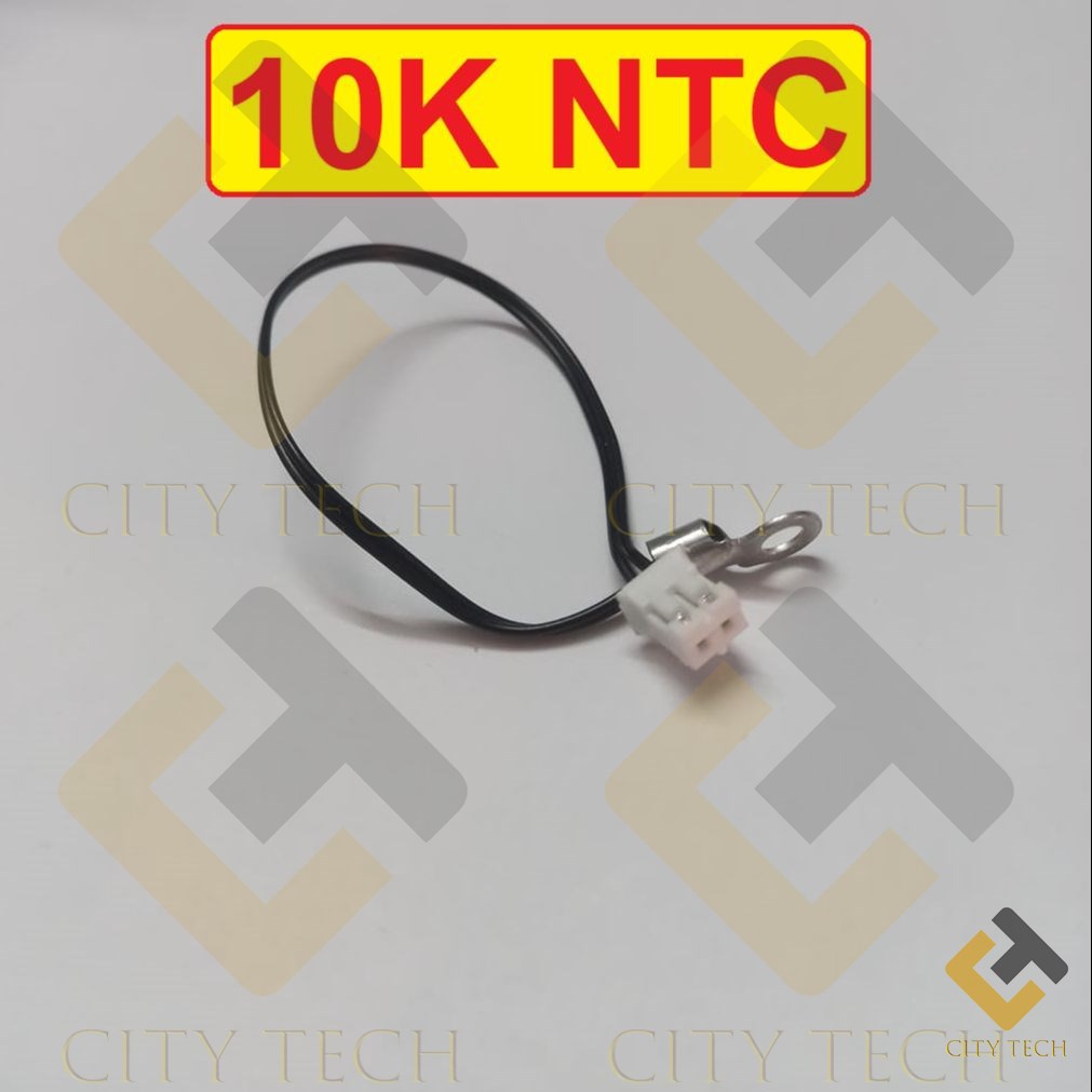 NTC 10KΩ 103 Surface Mounting Screw Probe Ring Lug NTC 10K Ohm 125mm Cable Wire 16-14mm Connector Leaded Epoxy Coated NTC 103 Thermal Resistor Thermistor Temperature Sensor. 