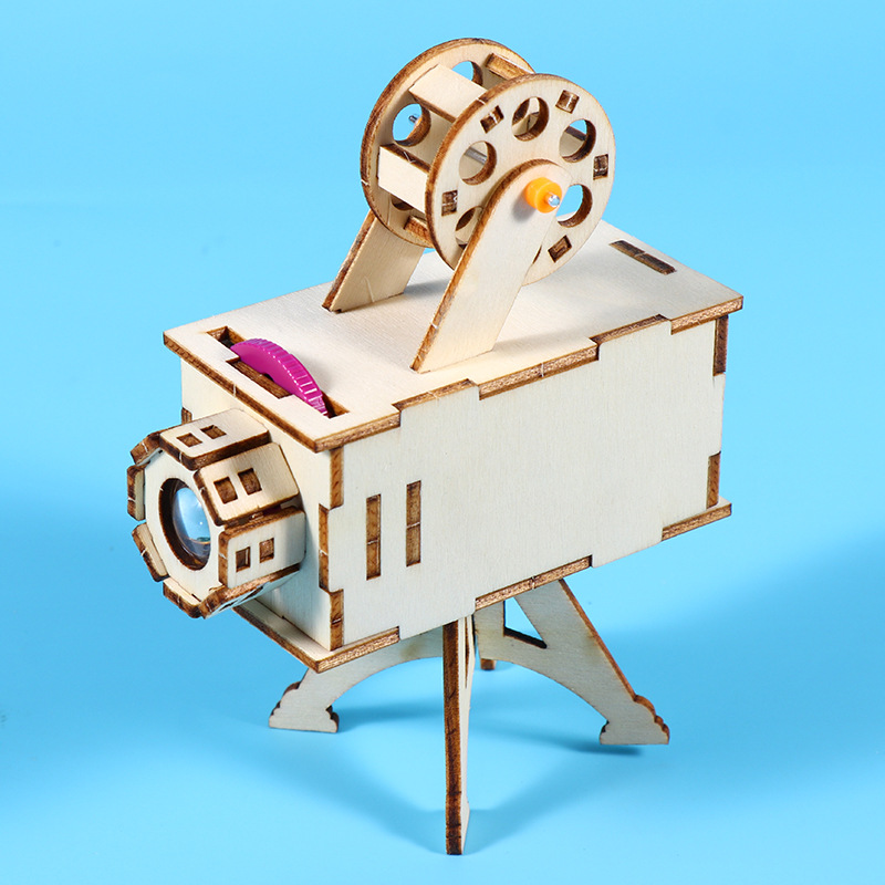 DIY Wooden Science Project Model Kit Science Experiment Toy Early Learning Toys for Children Gifts Birthday Projector Luhuai CVC. 