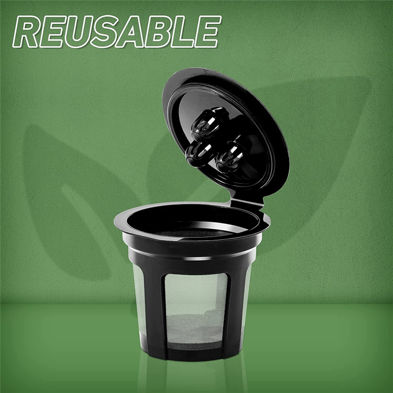 4 Pack K Cup Reusable Pods for Ninja Dual Brew Coffee Maker, Reusable K Pod Permanent K Cups Filters Coffee Accessories. 