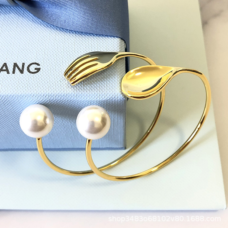 HEFANG He Fang mini tableware bracelet high-quality spoon fork open bracelet to give girlfriend bracelet Luo Yingnu