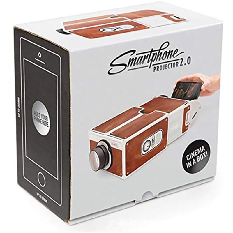 Smartphone Projector 2.0-1 * Smart Phone Projector-brown. 