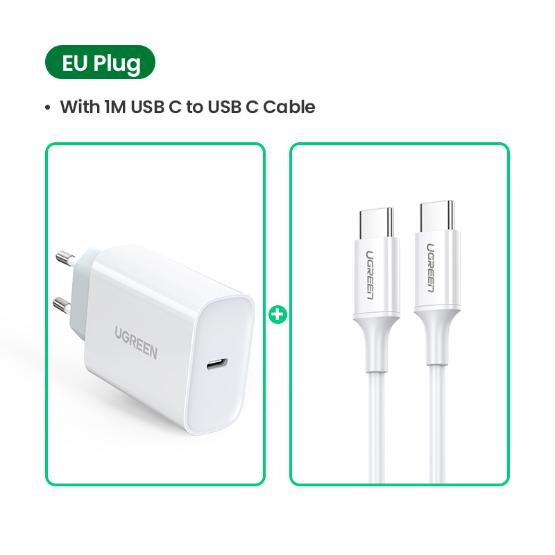 UGREEN PD Charger 30W Quick Charge 4.0 3.0 QC USB Type C Fast Charger for Surface go iphone SE 2 iPhone 11 11 Pro 11 Pro Max Xr X Xs Xs Max 8 Macbook Phone QC4.0 QC3.0 PD for Huawei Samsung. 