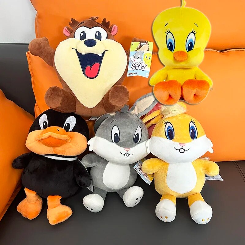 Original Looney Tunes Bugs Bunny Plush Toy Action Figures Tweety Bird Lola Daffy Duck Anime Cartoon Peluche