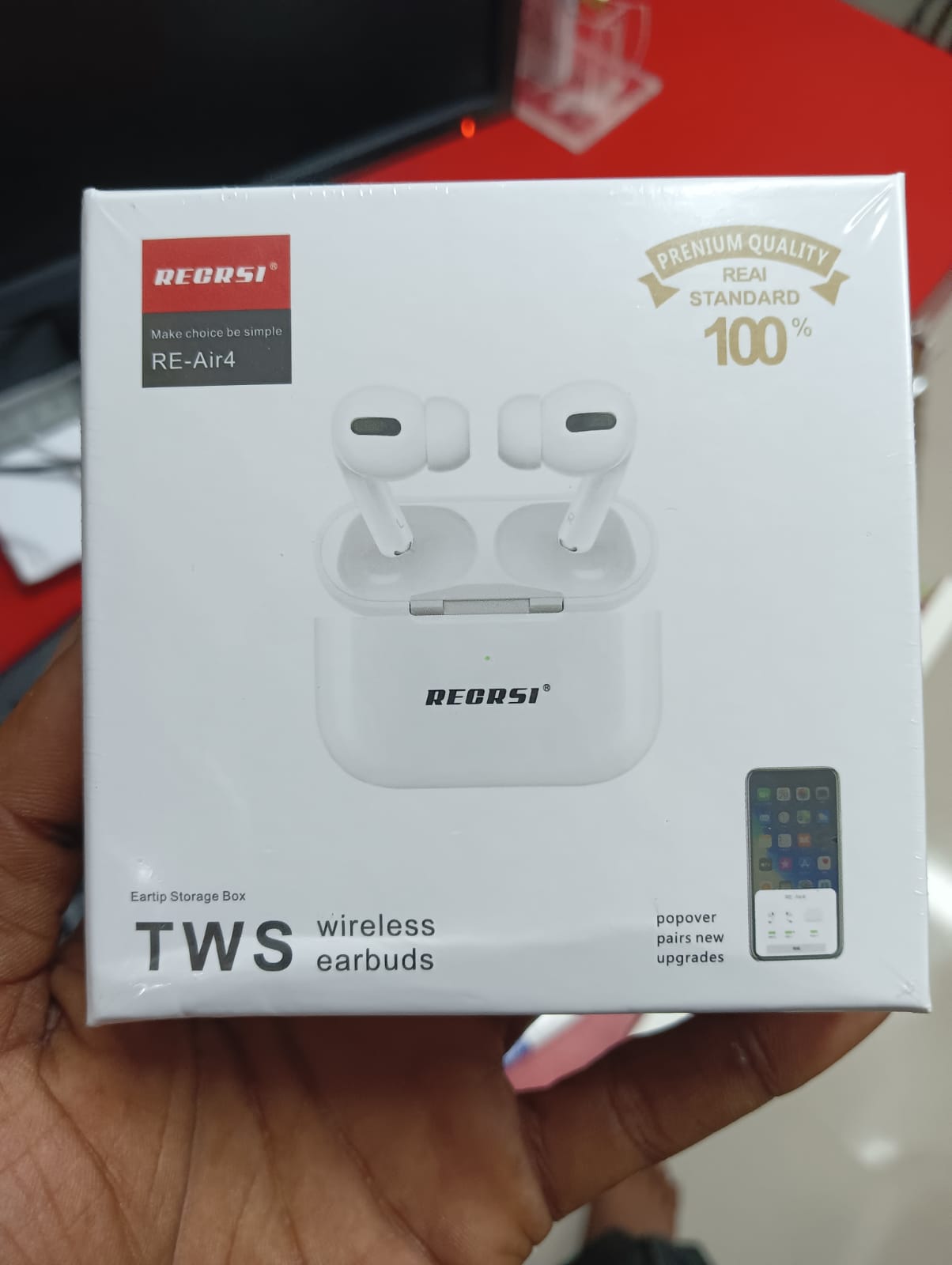WS Wireless Earbuds RECRSI RE-Air 4. 