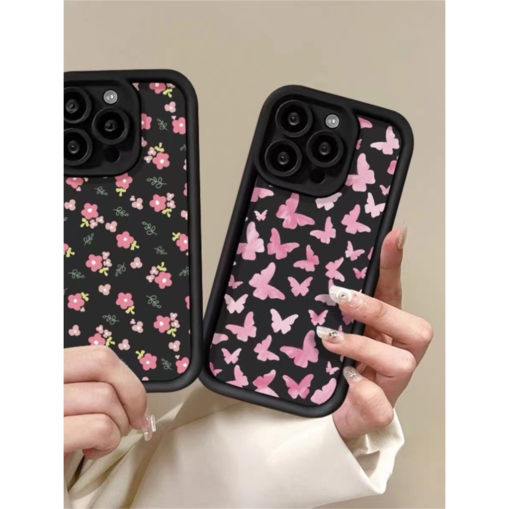 Aesthetic Simple Cute Casing Cartoon Butterfly Pattern Case for itel A80 Silicon Softcase Premium Shockproof Back Cover. 