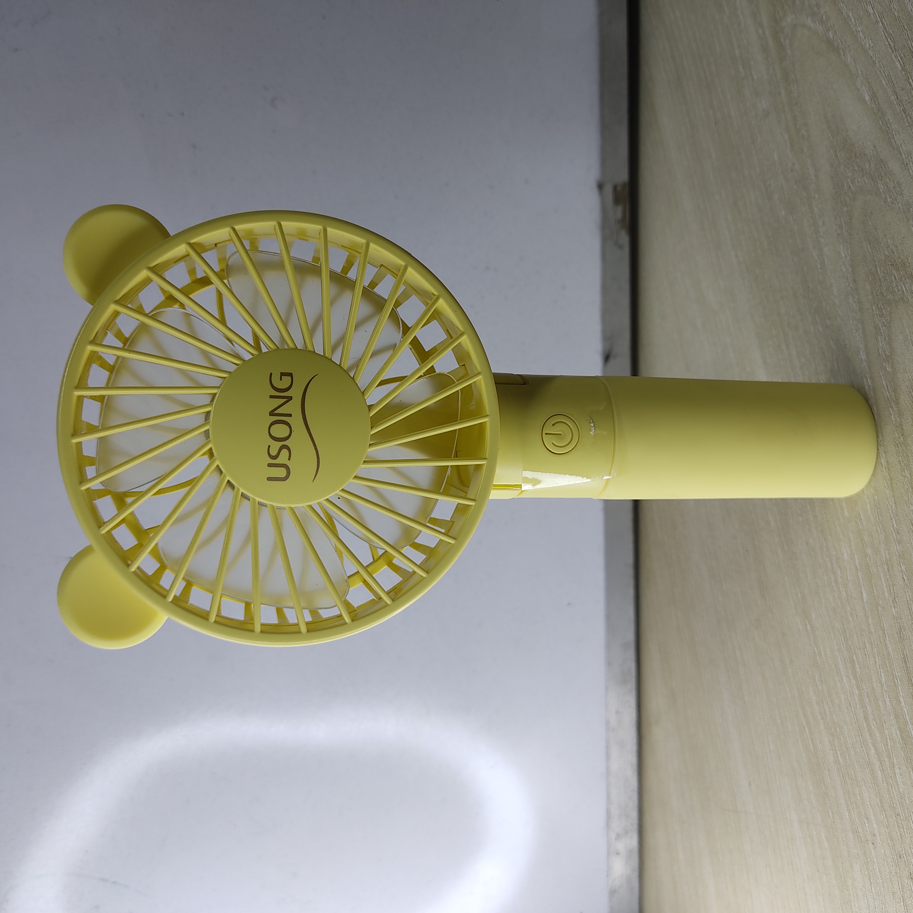 Hand fan Rechargeable Mini Fan with USB Charging | 3 Speed Option | Portable, Handheld and Small Table Fan. 