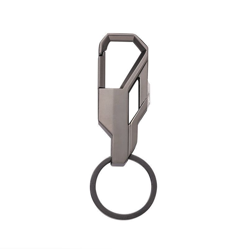 Classic Men Mini Foldable Knife Keychain Outdoor Multi-Functional 2 In 1 Metal Bottle Opener With Two Key Rings For Boy Gifts. 