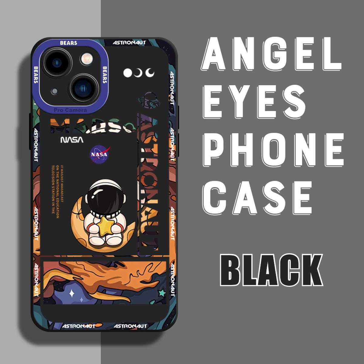 AMORVOR for iPhone 13 Mini Back Cover Space Astronaut Case Camera Protection Soft Silicone TPU Phone Cases