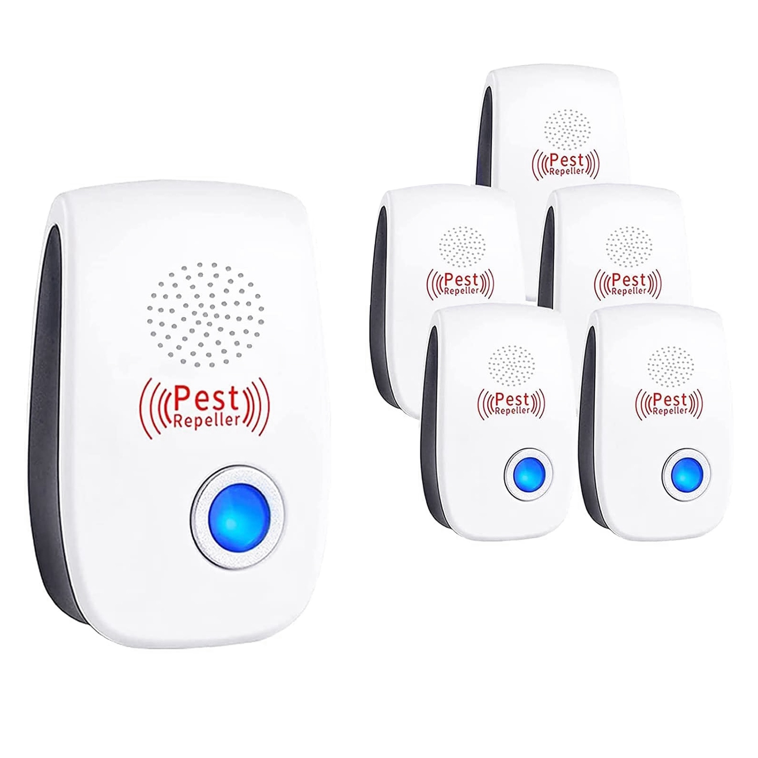 Ultrasonic Pest Repeller,6 Packs Mosquito Repellent US Plug