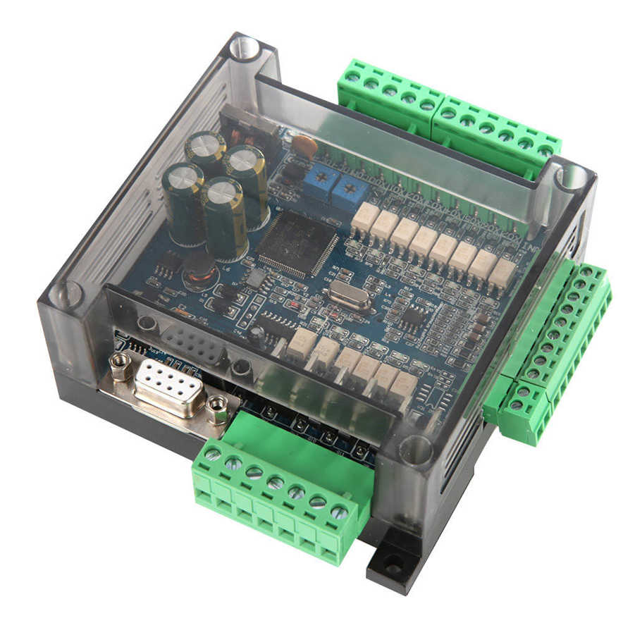FX3U-14MT 6AD Input 2DA Transistor Output 24V 1A PLC Industrial Control Board