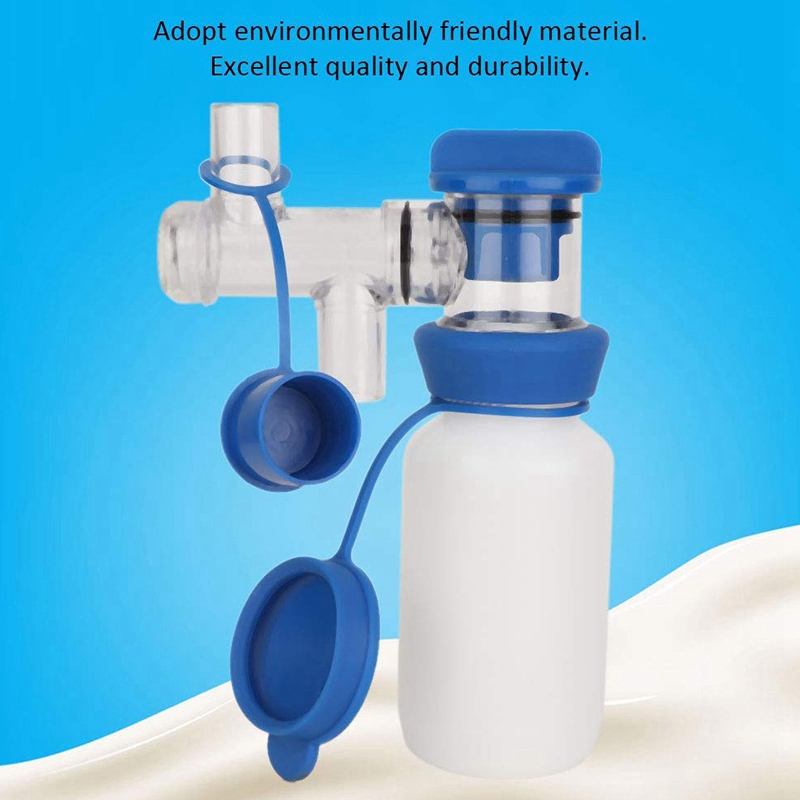 Milk Sampling Bottle, 200Ml Sampling Bottle Sampler Cow Milk Liquid Sampling Bottle Milk Container Corrosion-Resistant, Easy to Remove Milking Machine. 