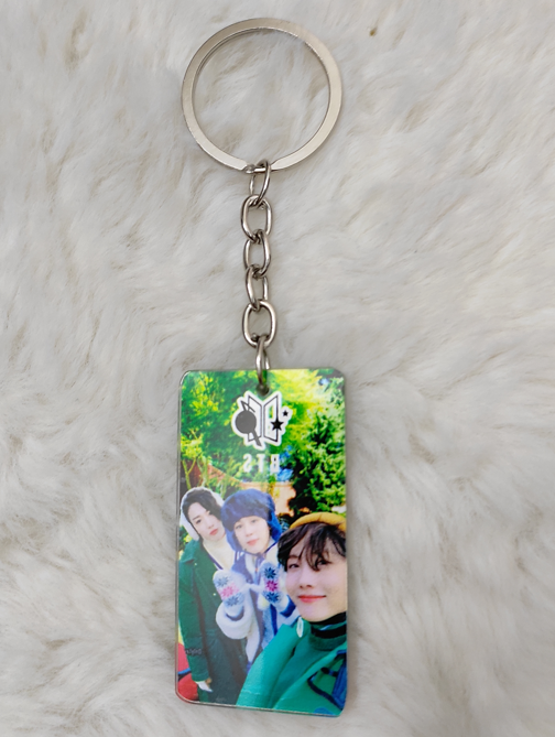 BTS Kye Ring Print with BTS Key Chain. 