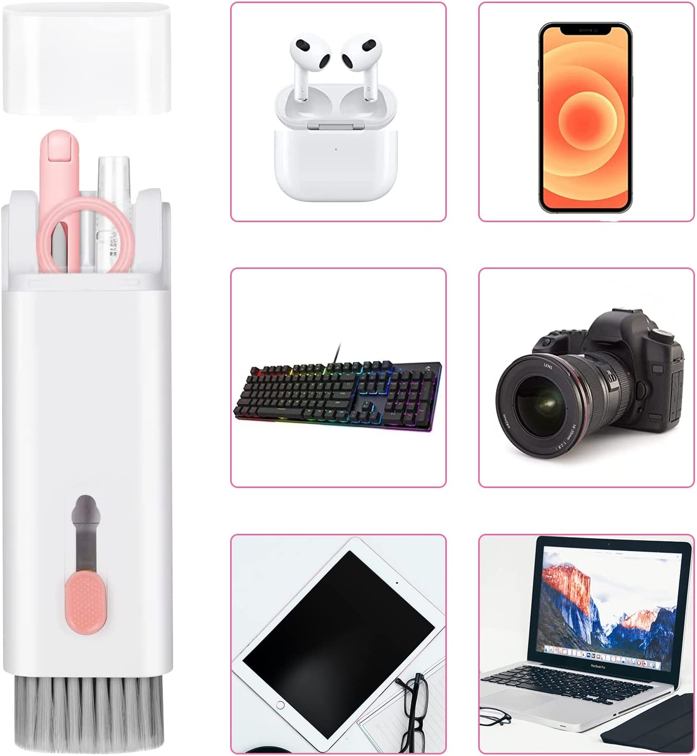 Gadget Cleaning Kit 7 in 1 Electronics Cleaner Kit  Keep Your Devices Sparkling Clean RANI. 
