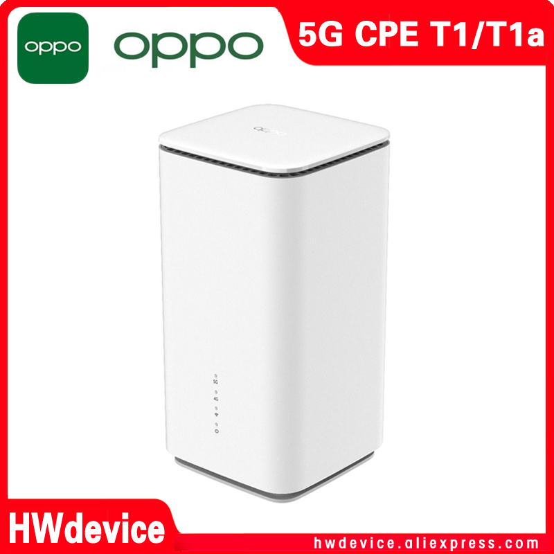 UNLOCKED OPPO T1 T1a 5G CPE yönlendirici SA/NSA NR_FDD n1/n28/n41/n78/79 X55 çip WiFi 6 yönlendirici desteği 4G