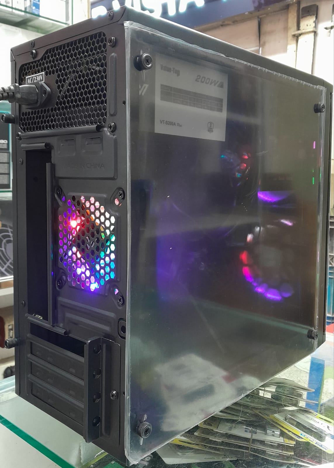Value-Top VT-R858 Micro ATX Desktop Casing with 200W PSU. 