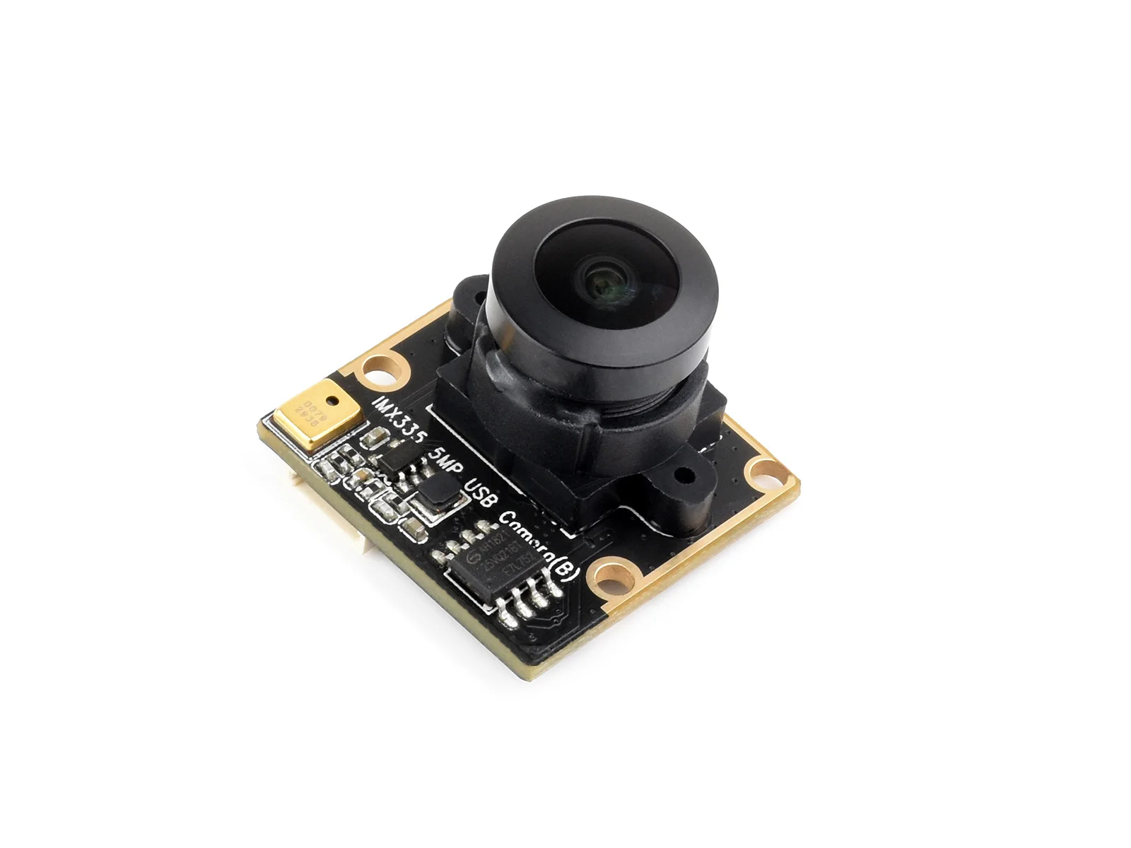 Waveshare IMX335 5MP USB Camera (B), 2K Video Recording, Better Sensitivity In Low-Light Condition, Wide Dynamic Range. 