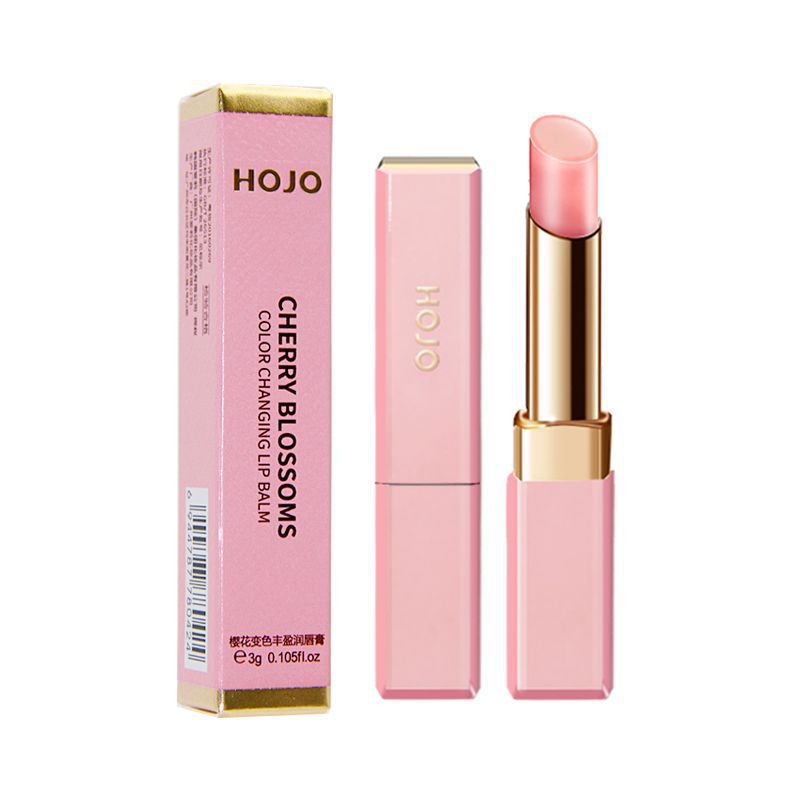 Make-up HOJO Volumizing Warm Color Changing Lip Balm Lipstick Dual-purpose Female Student Hydrating Moisturizing Lipstick. 