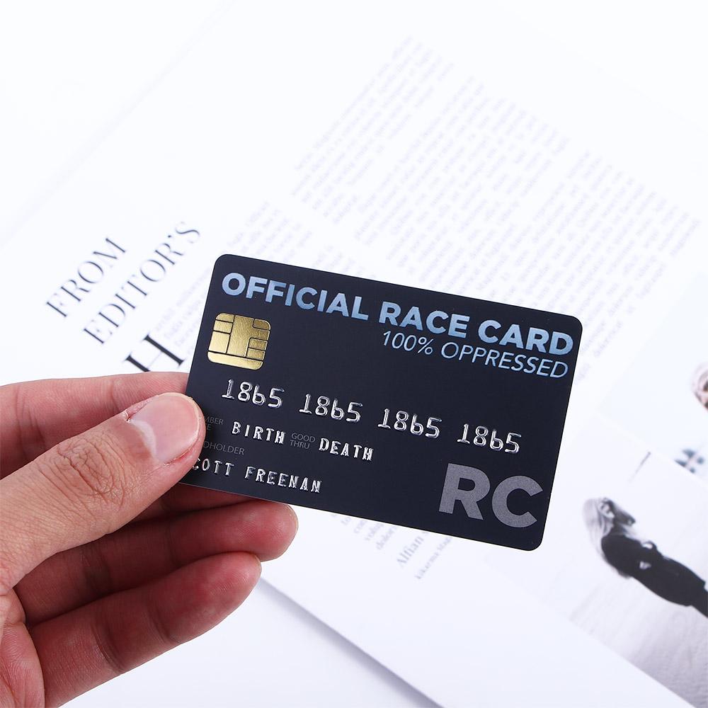 White Black Privilege Card Credit Card Trumps Everything Official Race Card Gag Novelty Wallet Size Collectable Laminated Gift. 