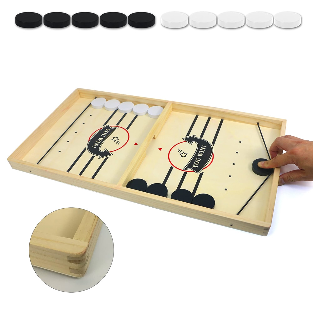 Table Hockey Game Brinquedos, Fast Sling Puck, Super Winner, Battle  Desktop, Jogo de tabuleiro, Brinquedos interativos de xadrez - AliExpress