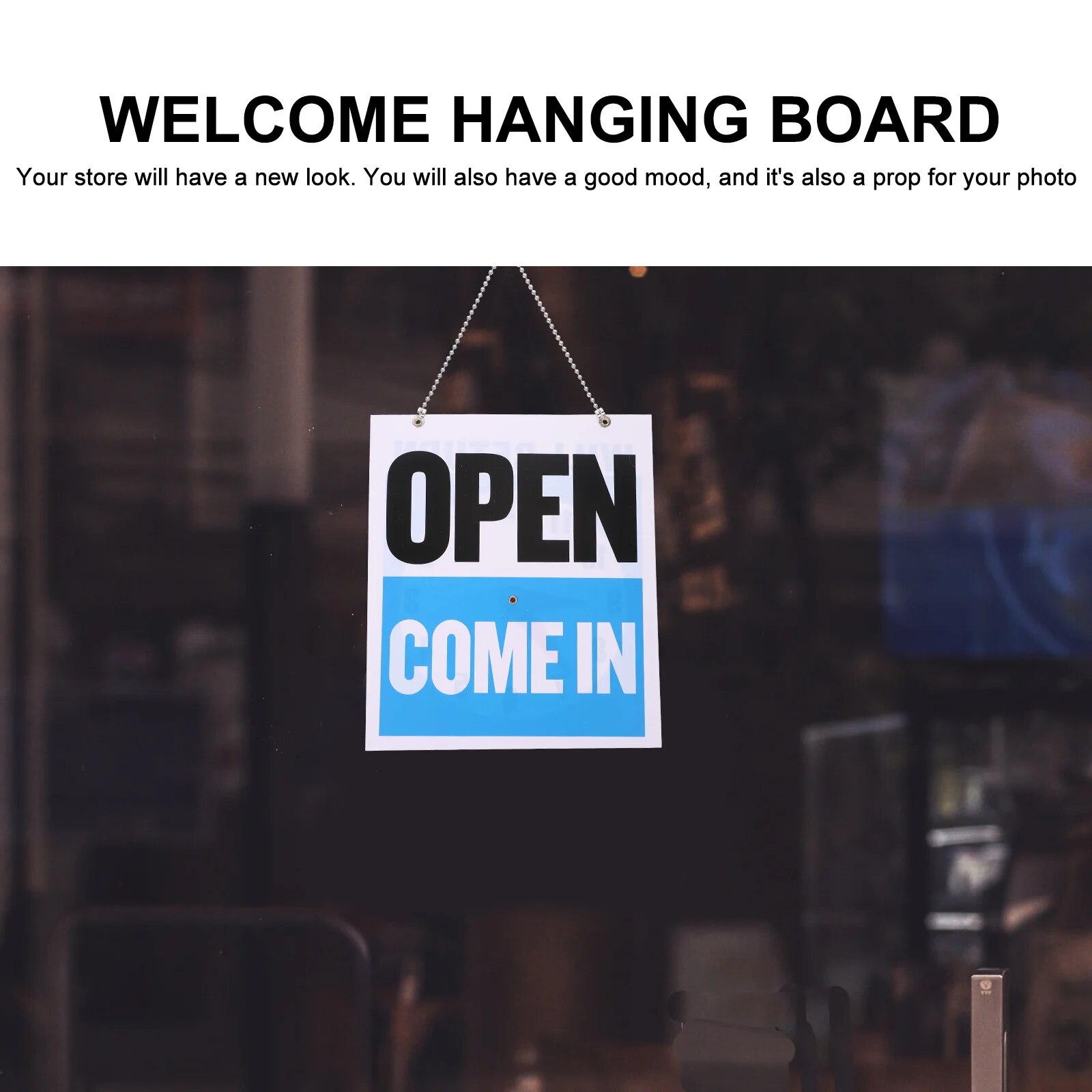 Sign Open For Signs Business Door Will Hours Return Closed Office Close Clock And Operation Glass Lunch Out Hanging Window Shops. 