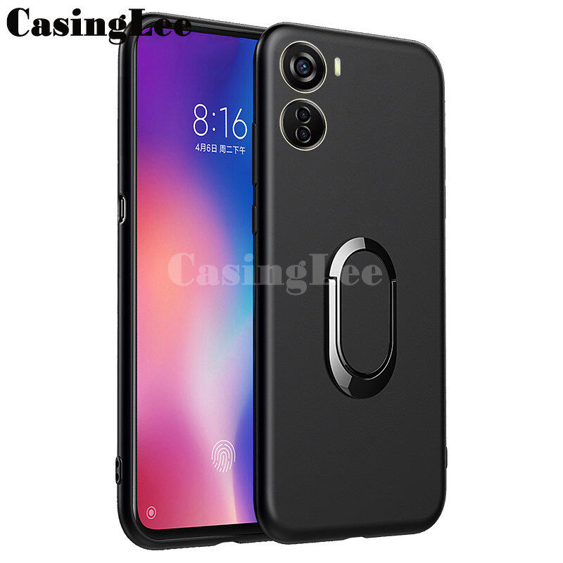 For ZTE Blade V40 Design Case Soft Silicone Matte Full Protector Shockproof Car Adsorb Holder Ring Back Cover for Zte Blade V40 Design Phone Cases. 