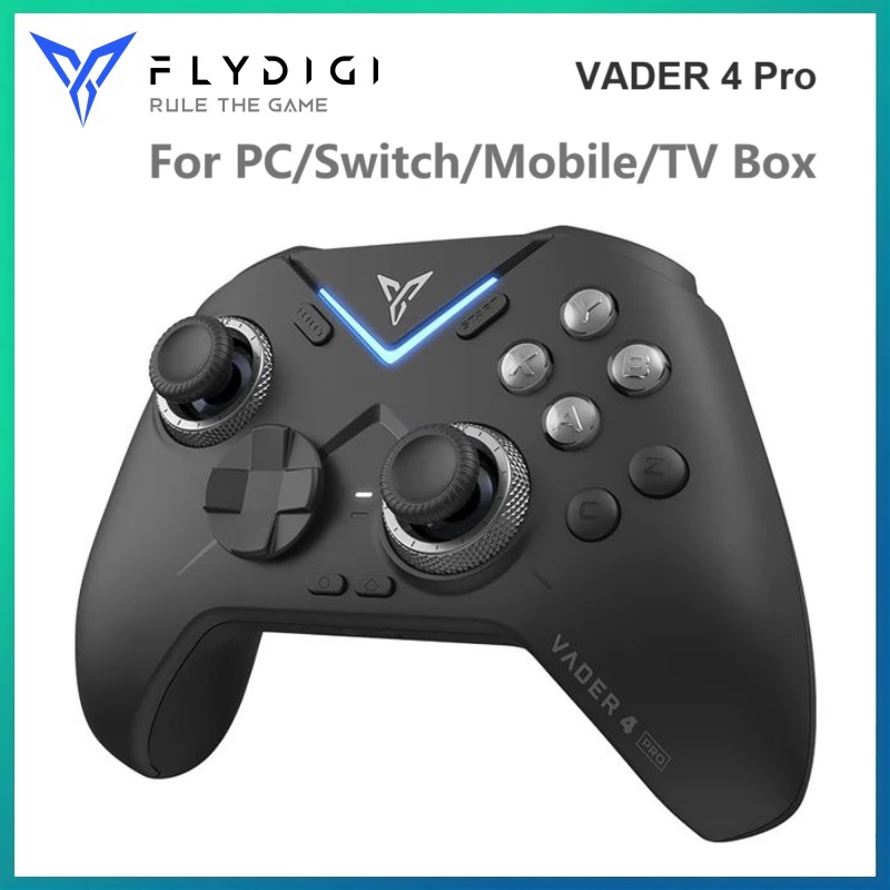 Flydigi Vader 4 Pro Oyun Kumandası, Güç değiştirilebilir Tirgger Desteği, PC/NS/Mobil/TV Kutusu için, PC Gamer PS Bulut Oyunu Gamepad