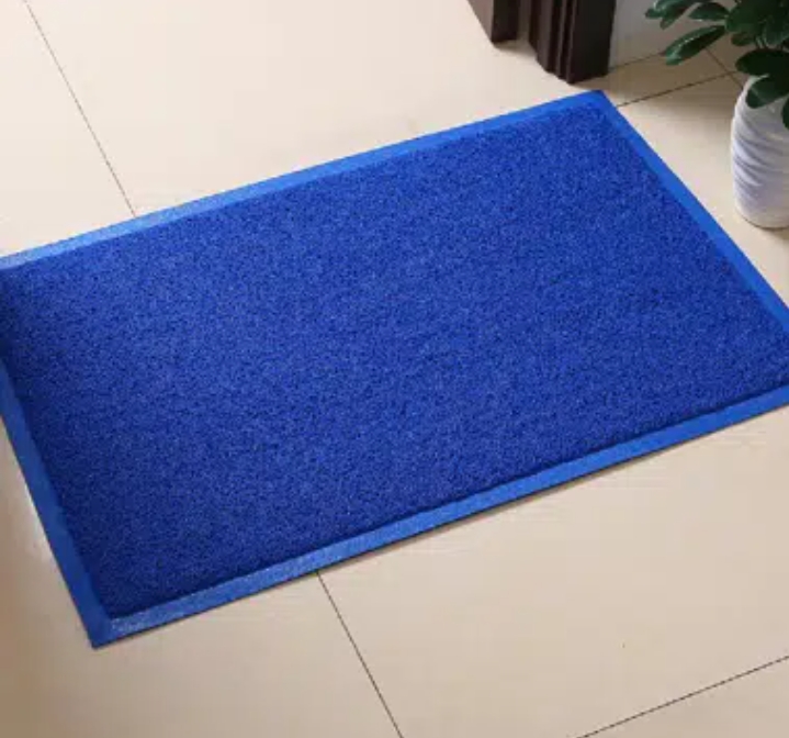 plastic door mat 15" ×23". 