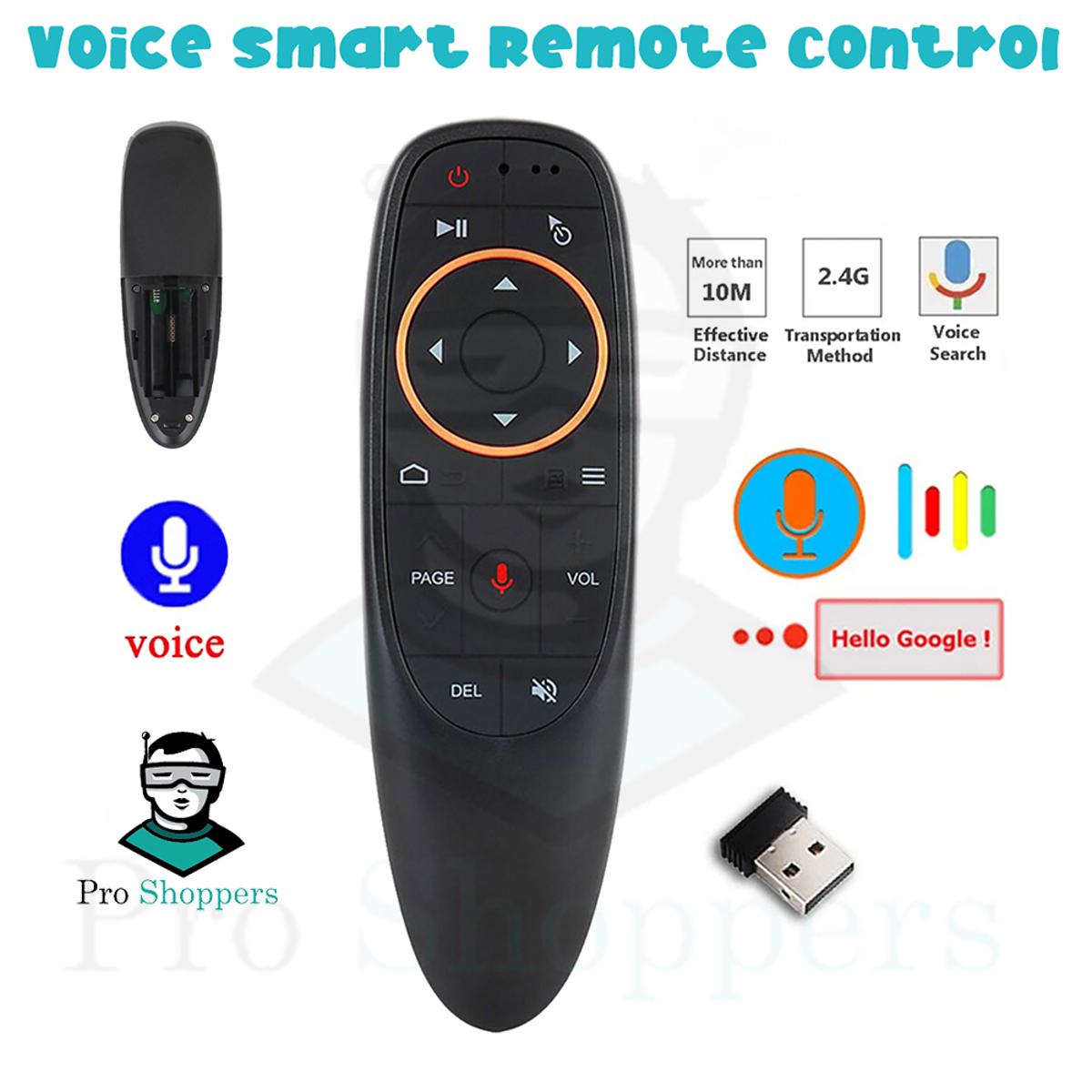 Air Mouse Remote Control  Voice Remote Control  for Smart TV, Laptop, Projector for Wireless Connection via USB Receiver Up to 10m