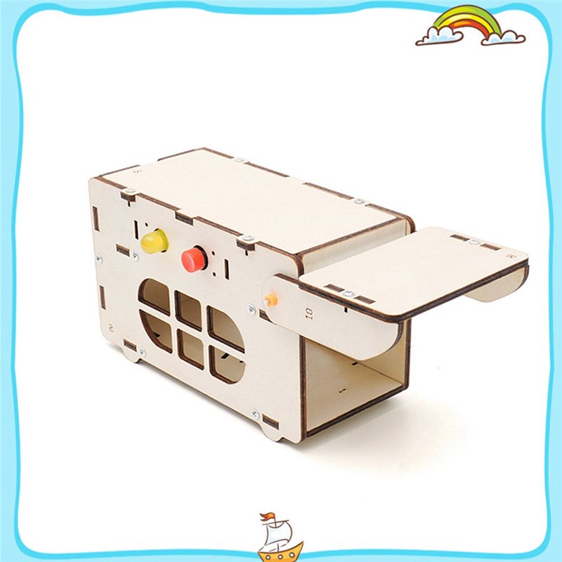 Intelligent Sensor Mouse Trap STEM Kits DIY Science Experimental Tool Kit Learning Educational Supplies for Kids :22x7x9cm. 