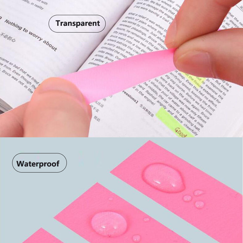 (3 packs)125 *3 sheets Transparent Sticky Notes, Page Markers, Book Tabs, Sticky Note Tabs, Sticky Tabs, Page Tabs, Label Stickers, Pop Up Index Tabs, Tabs Flags Stickers Books Annotating Message Reminder for School,Office. 