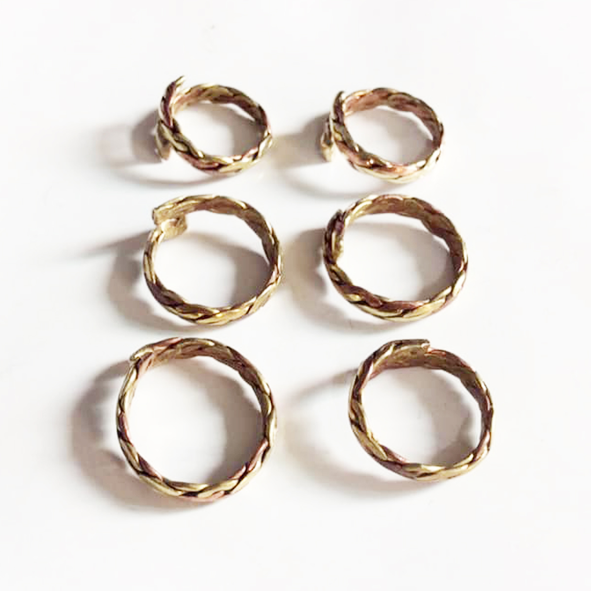 Upscale Need - Leg Finger Ring 3 PCS Set B Adjustable for Girls and Women Multicolor - Sensible - Must Have - Designed - Urban Vibes. 