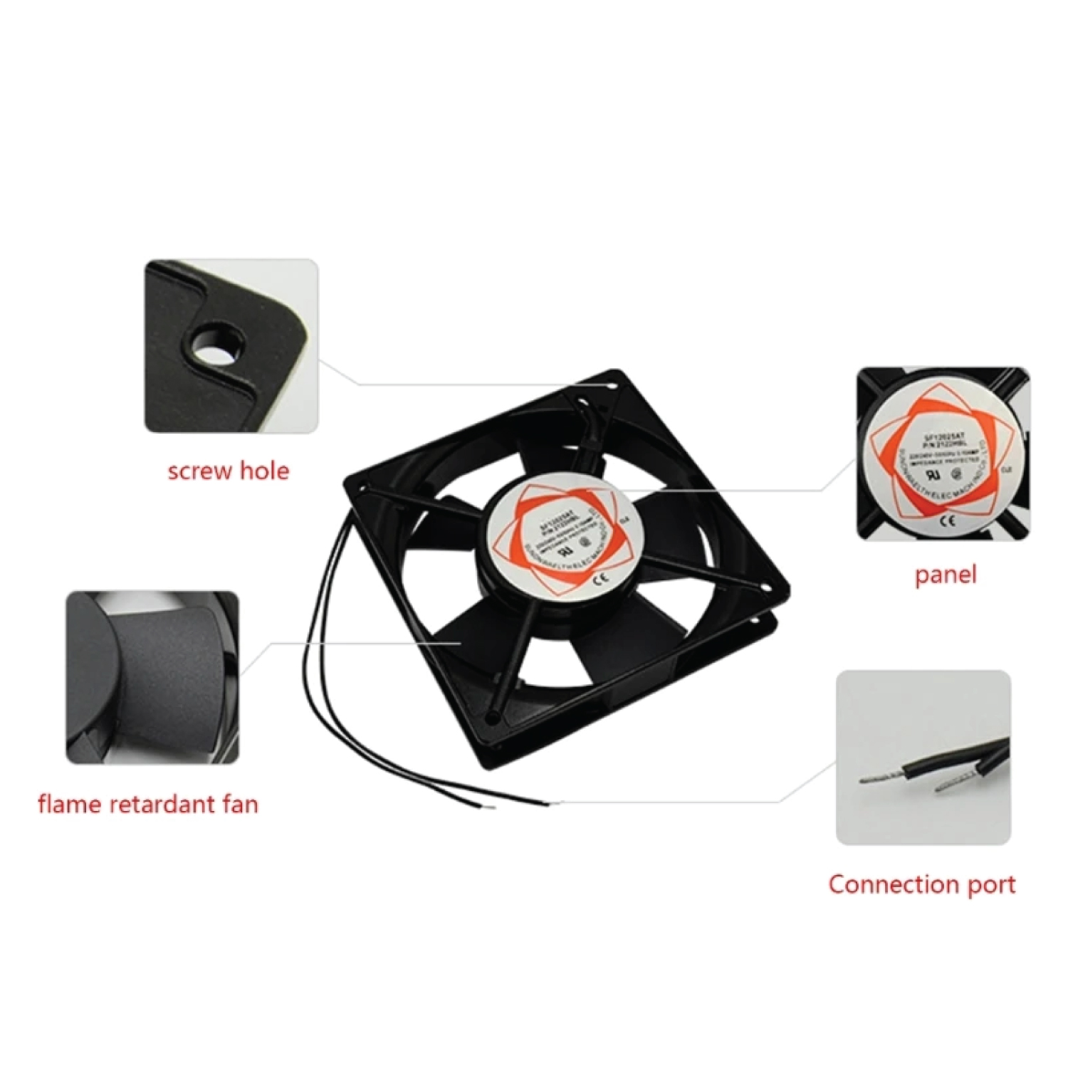120mm AC Fan 220v/240v Incubator Cooling Fan Hatching Machine Exhaust Fan Industrial Egg Incubator High Speed Quiet Fan. 